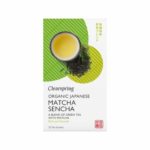 Clearspring Japonský zelený čaj Sencha a Matcha BIO 20 vrecúšok