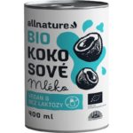 Allnature Kokosové mlieko BIO kokosové mlieko v BIO kvalite 400 g