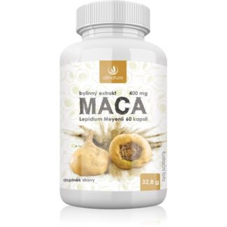 Allnature Maca 400 mg výživový doplnok na udržanie energie a kognitívnej výkonnosti 60 cps – Obrázok 2
