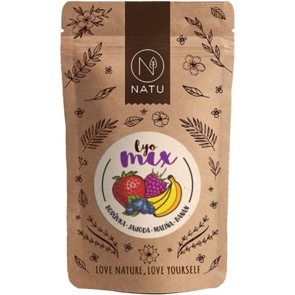NATU Lyo mix čučoriedka & jahoda mrazom sušené ovocie 35 g - Image 2