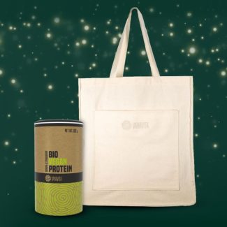 VanaVita BIO Vegan Protein 600 g banán jahoda – Obrázok 4