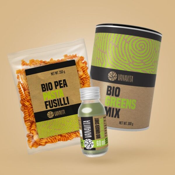 VanaVita BIO Greens Mix 300 g bez príchute - Image 4